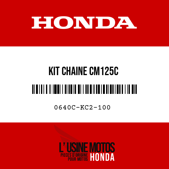 image de 0640C-KC2-100 KIT CHAINE CM125C