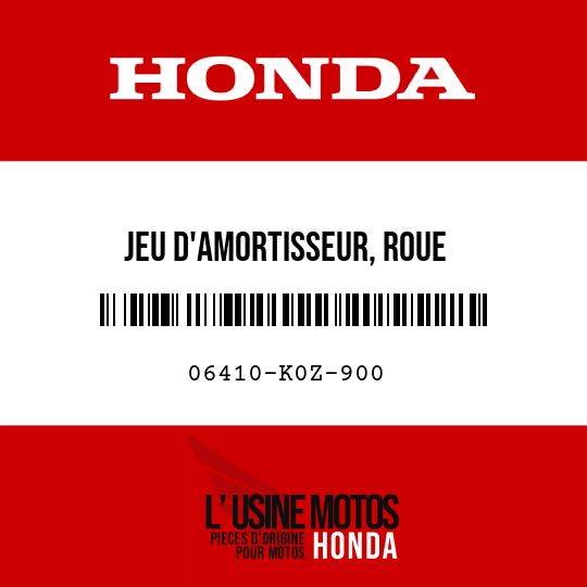 image de 06410-K0Z-900 JEU D'AMORTISSEUR, ROUE