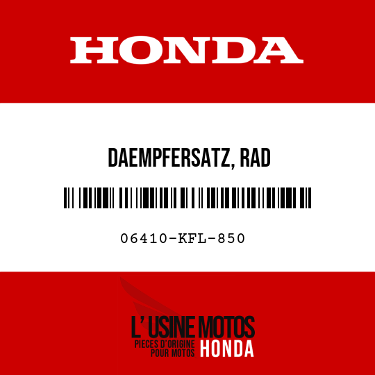 image de 06410-KFL-850 DAEMPFERSATZ, RAD