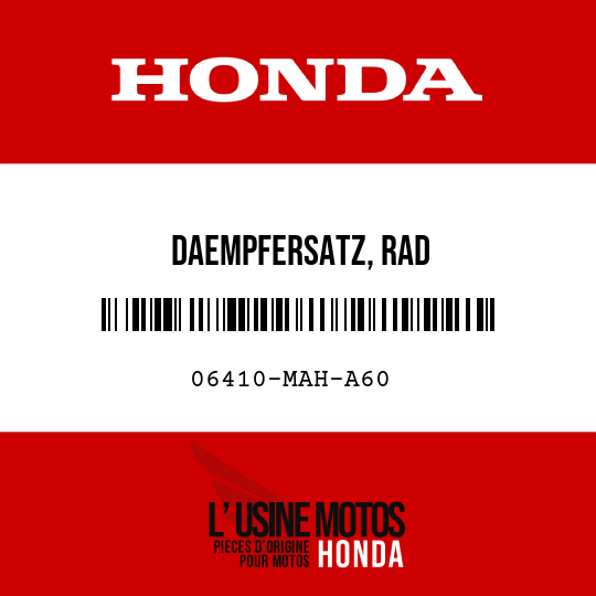 image de 06410-MAH-A60 DAEMPFERSATZ, RAD