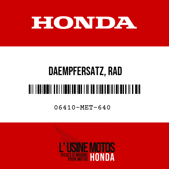 image de 06410-MET-640 DAEMPFERSATZ, RAD
