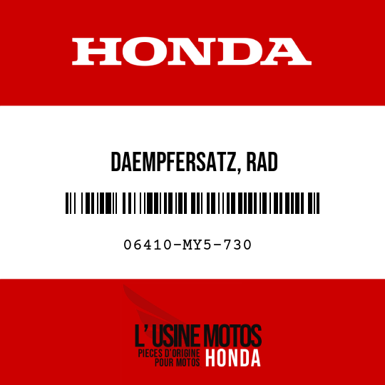 image de 06410-MY5-730 DAEMPFERSATZ, RAD