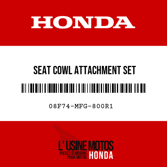 image de 08F74-MFG-800R1 SEAT COWL ATTACHMENT SET