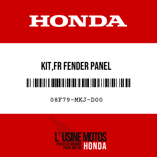 image de 08F79-MKJ-D00 KIT,FR FENDER PANEL