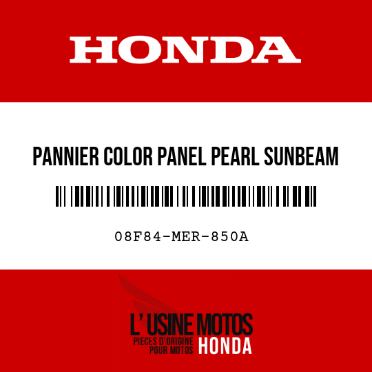 image de 08F84-MER-850A PANNIER COLOR PANEL PEARL SUNBEAM WHITE
