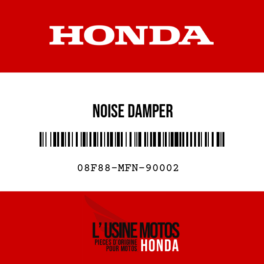 image de 08F88-MFN-90002 NOISE DAMPER