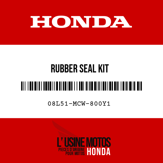 image de 08L51-MCW-800Y1 RUBBER SEAL KIT