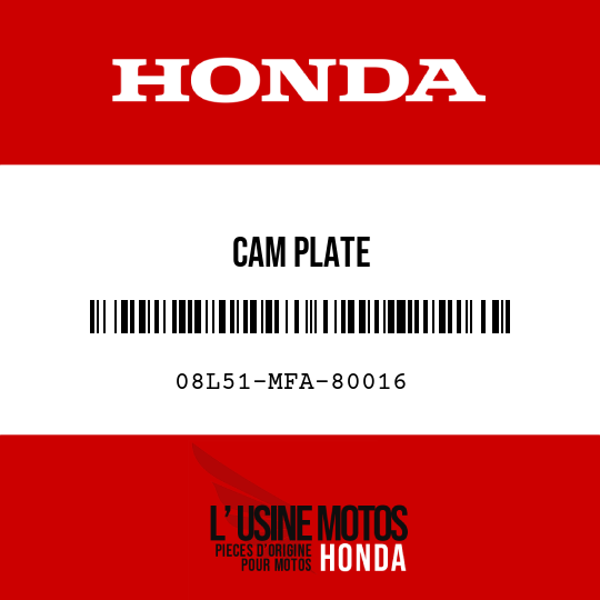 image de 08L51-MFA-80016 CAM PLATE