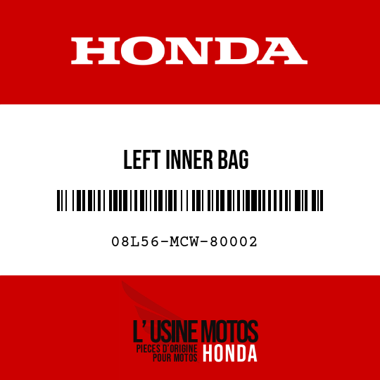 image de 08L56-MCW-80002 LEFT INNER BAG