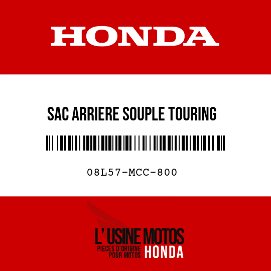 image de 08L57-MCC-800 SAC ARRIERE SOUPLE TOURING