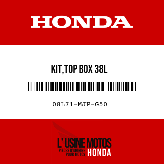 image de 08L71-MJP-G50 KIT,TOP BOX 38L