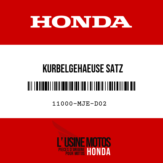 image de 11000-MJE-D02 KURBELGEHAEUSE SATZ