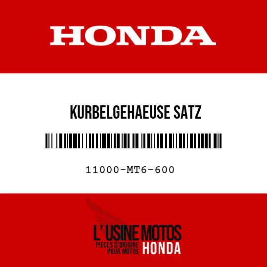 image de 11000-MT6-600 KURBELGEHAEUSE SATZ