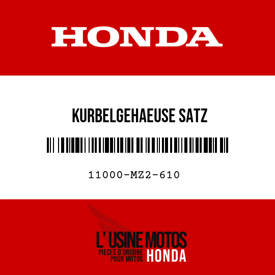 image de 11000-MZ2-610 KURBELGEHAEUSE SATZ