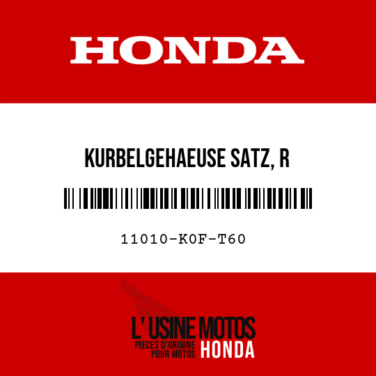image de 11010-K0F-T60 KURBELGEHAEUSE SATZ, R