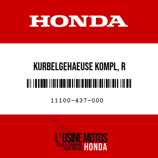 image de 11100-437-000 KURBELGEHAEUSE KOMPL, R