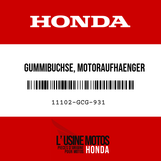 image de 11102-GCG-931 GUMMIBUCHSE, MOTORAUFHAENGER