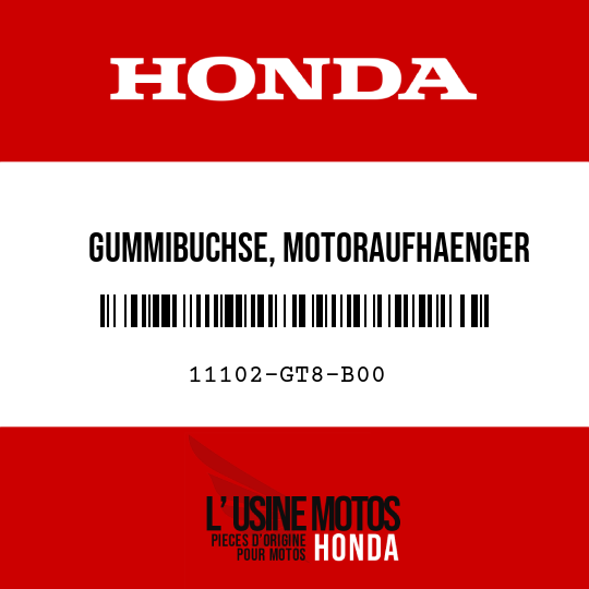 image de 11102-GT8-B00 GUMMIBUCHSE, MOTORAUFHAENGER
