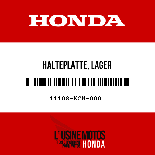 image de 11108-KCN-000 HALTEPLATTE, LAGER
