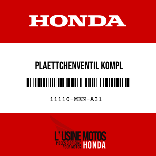 image de 11110-MEN-A31 PLAETTCHENVENTIL KOMPL