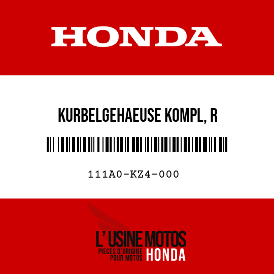 image de 111A0-KZ4-000 KURBELGEHAEUSE KOMPL, R