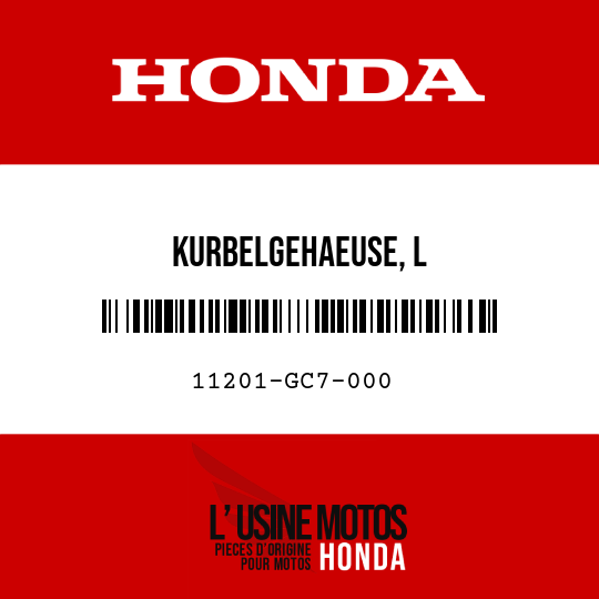image de 11201-GC7-000 KURBELGEHAEUSE, L
