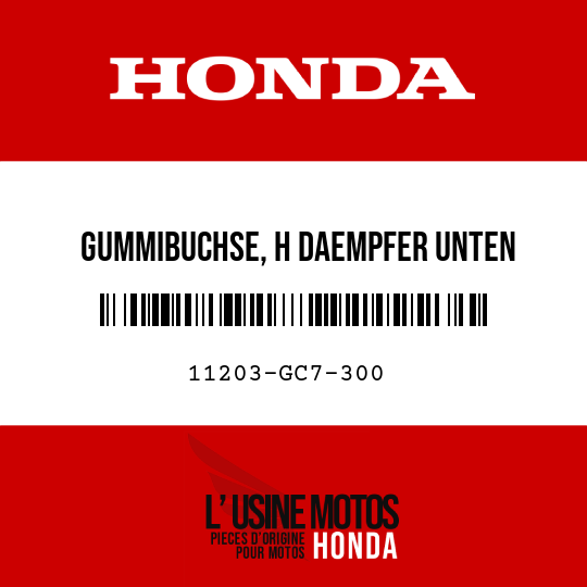 image de 11203-GC7-300 GUMMIBUCHSE, H DAEMPFER UNTEN