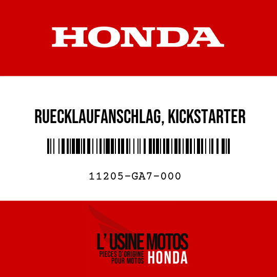 image de 11205-GA7-000 RUECKLAUFANSCHLAG, KICKSTARTER