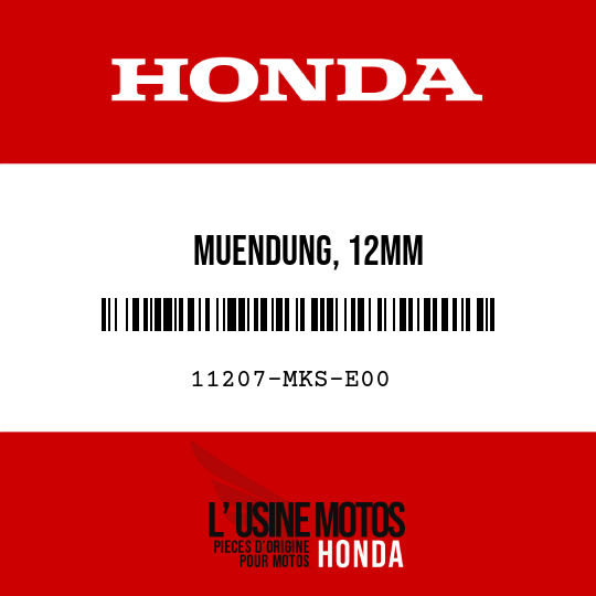 image de 11207-MKS-E00 MUENDUNG, 12MM