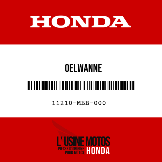 image de 11210-MBB-000 OELWANNE