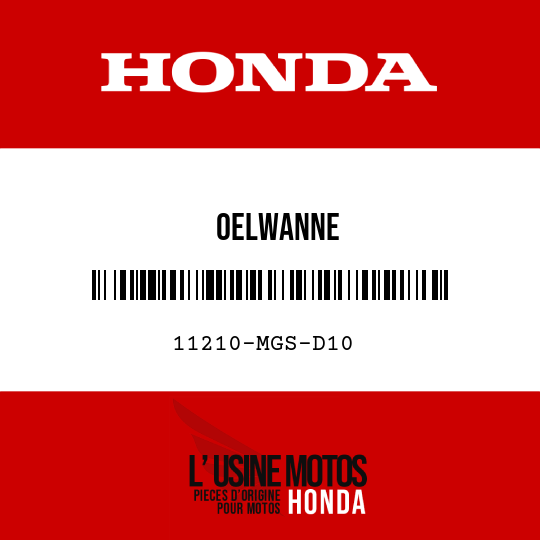 image de 11210-MGS-D10 OELWANNE