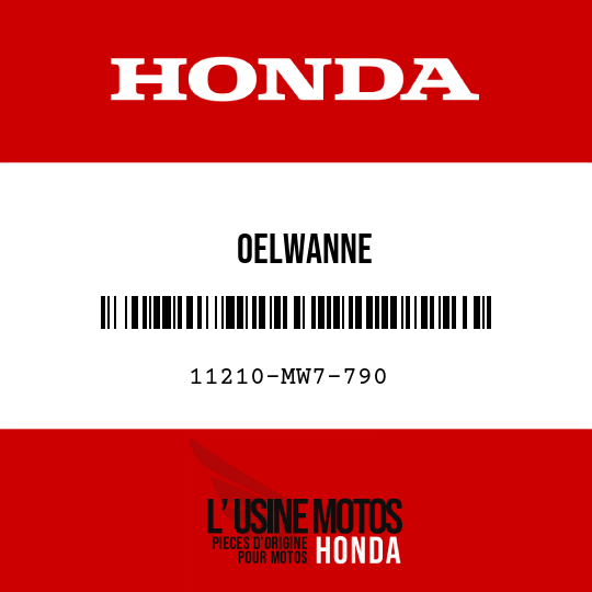 image de 11210-MW7-790 OELWANNE