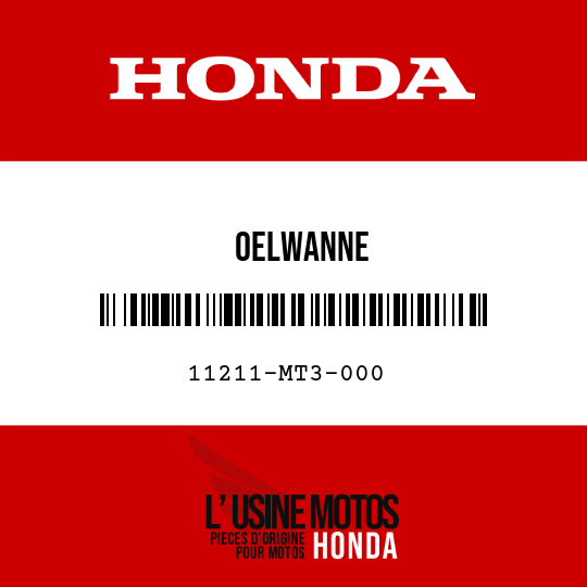 image de 11211-MT3-000 OELWANNE