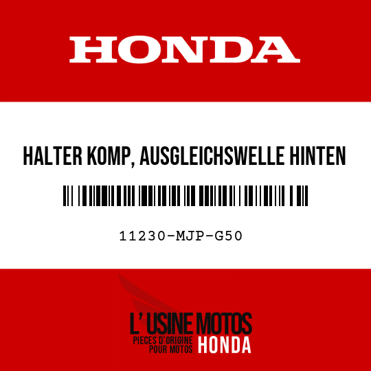 image de 11230-MJP-G50 HALTER KOMP, AUSGLEICHSWELLE HINTEN
