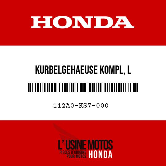 image de 112A0-KS7-000 KURBELGEHAEUSE KOMPL, L