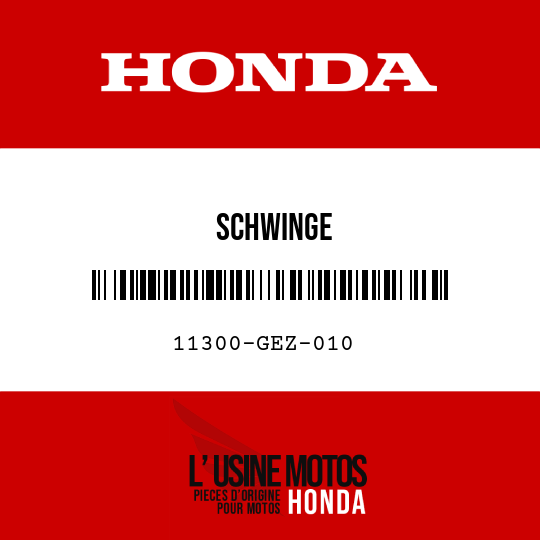 image de 11300-GEZ-010 SCHWINGE