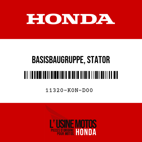 image de 11320-K0N-D00 BASISBAUGRUPPE, STATOR
