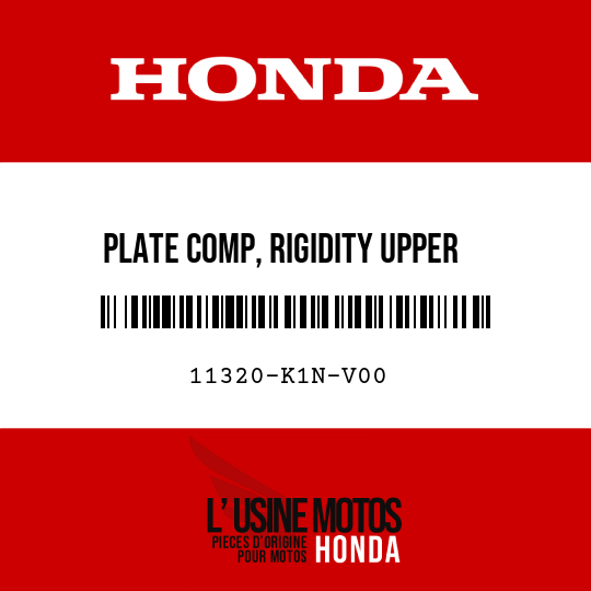 image de 11320-K1N-V00 PLATE COMP, RIGIDITY UPPER