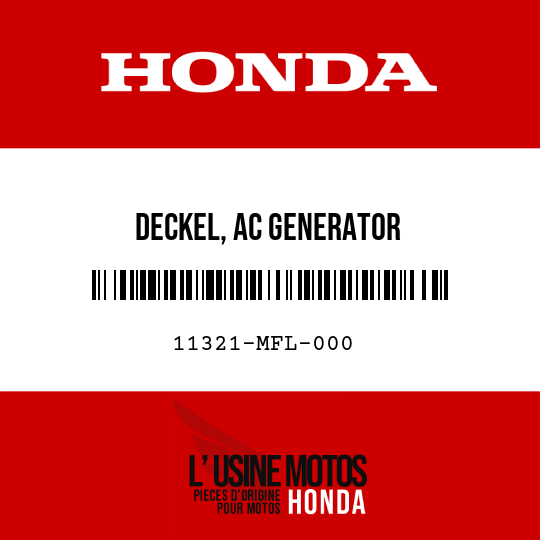 image de 11321-MFL-000 DECKEL, AC GENERATOR