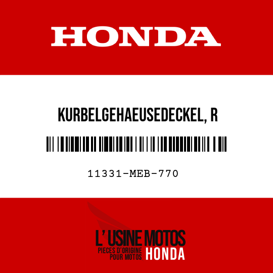 image de 11331-MEB-770 KURBELGEHAEUSEDECKEL, R