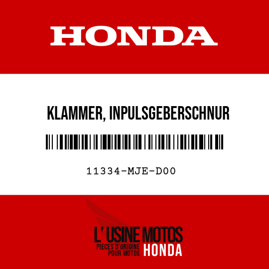 image de 11334-MJE-D00 KLAMMER, INPULSGEBERSCHNUR
