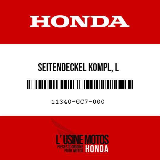 image de 11340-GC7-000 SEITENDECKEL KOMPL, L