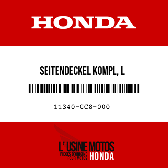image de 11340-GC8-000 SEITENDECKEL KOMPL, L