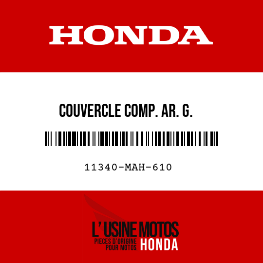 image de 11340-MAH-610 COUVERCLE COMP. AR. G.