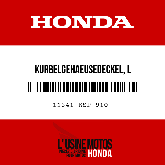 image de 11341-KSP-910 KURBELGEHAEUSEDECKEL, L