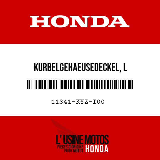 image de 11341-KYZ-T00 KURBELGEHAEUSEDECKEL, L