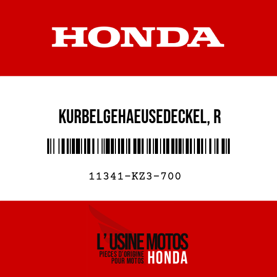 image de 11341-KZ3-700 KURBELGEHAEUSEDECKEL, R