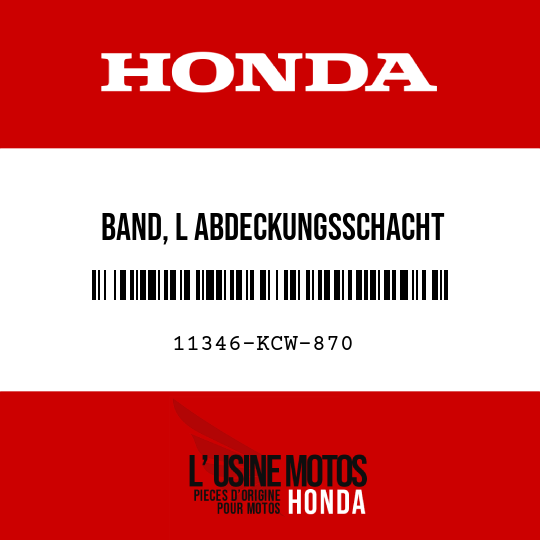 image de 11346-KCW-870 BAND, L ABDECKUNGSSCHACHT