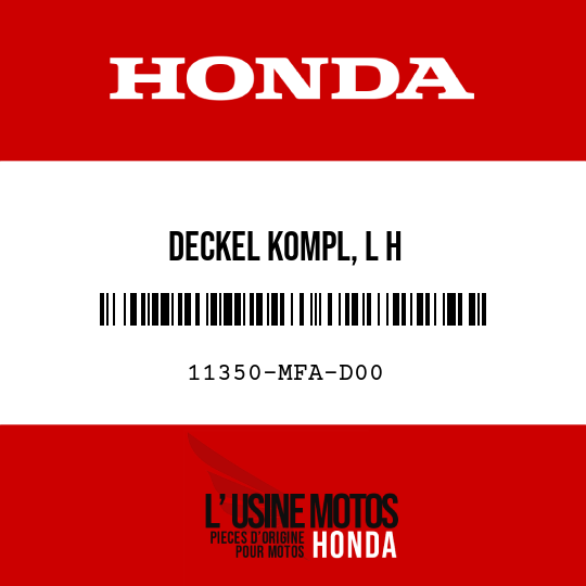 image de 11350-MFA-D00 DECKEL KOMPL, L H