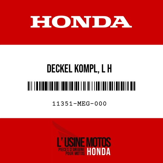 image de 11351-MEG-000 DECKEL KOMPL, L H